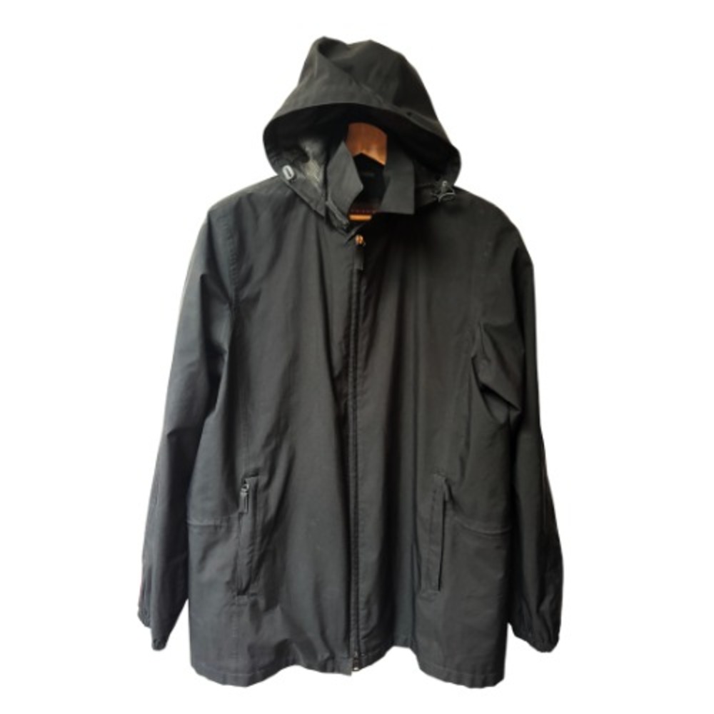 Vintage Men's Black Prada‎ Art.SGV85 Mat. JZG Gore-Tex Jacket Hood Sz 50 (L)